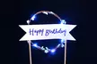 Up to 12 Happy Birthday LED Cake Toppers - Image 2