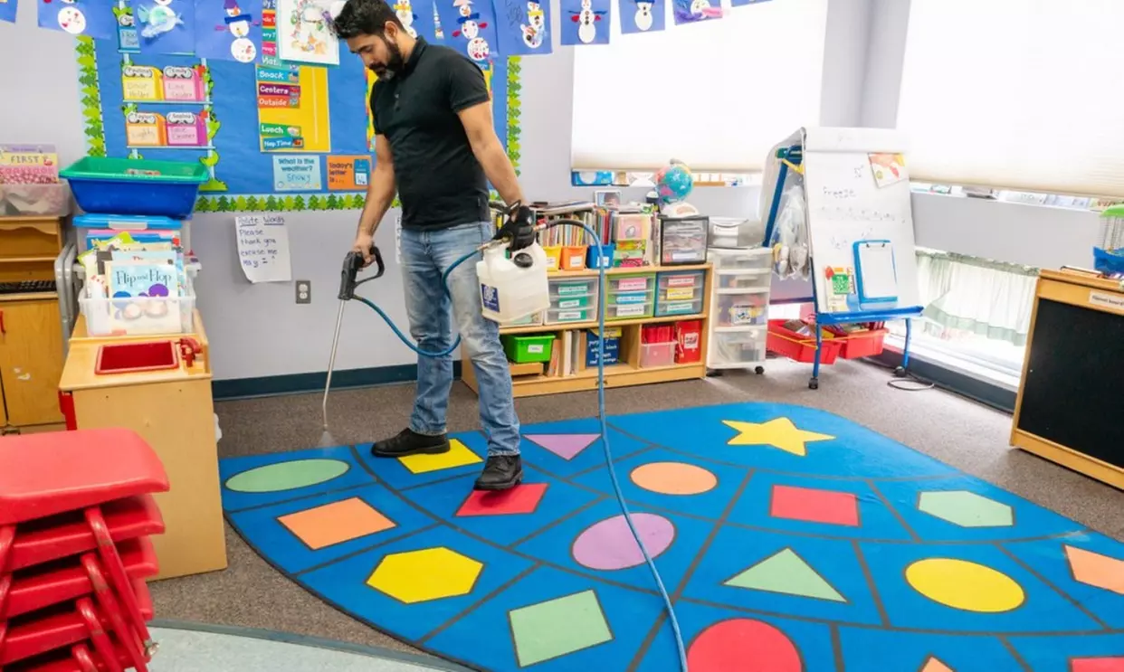 Carpet Cleaning for Three or Five Rooms Up to 200 Square Feet Each from Red Carpet Cleaning (Up to 50% Off) - Primary Image