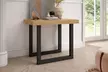 Table console extensible avec pieds en bois massif, modèle et coloris au choix, livraison offerte - Second Medium