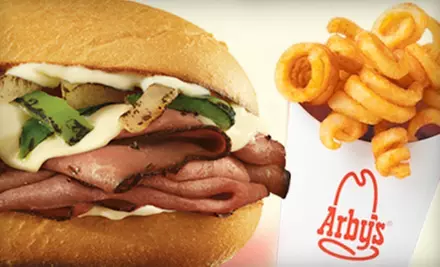 $5 for $10 Worth of Roast-Beef Sandwiches, Curly Fries, and Soft Drinks at Arby's - Primary Image