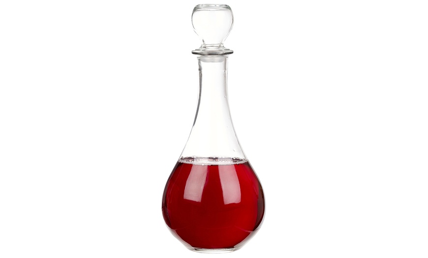 Image 1: Bormioli Rocco Glass Decanter