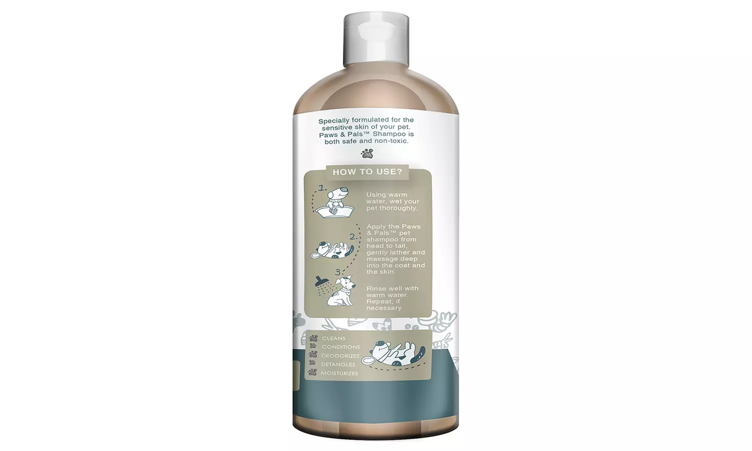 100% Organic Oatmeal Dog Conditioning Shampoo (20 oz.) - Second Medium
