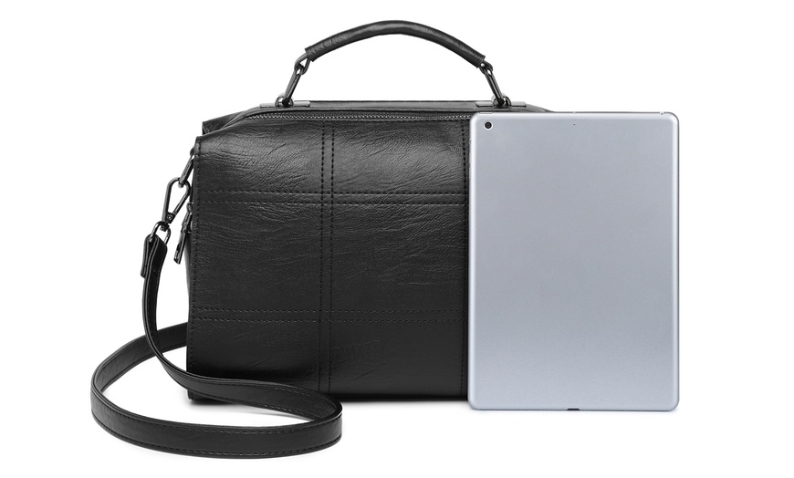 Image 5: Miss Lulu Multicompartment Crossbody Bag