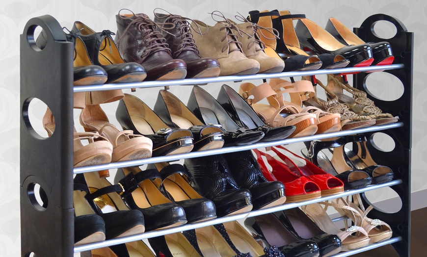 20-Pair Shoe Rack | Groupon Goods