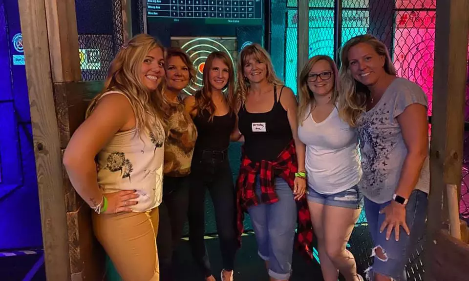 Exciting Axe Throwing for Groups of Four to Ten Any Day