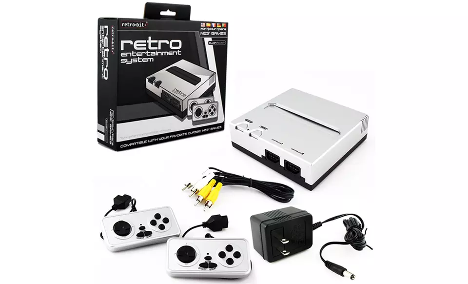 NES Game Console in Black/Red, Silver/Black, or White/Red. Free Returns. - Primary Image