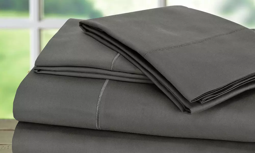 1000 Thread-Count 100% Egyptian Cotton Baratta Hem Sheet Set - Second Medium