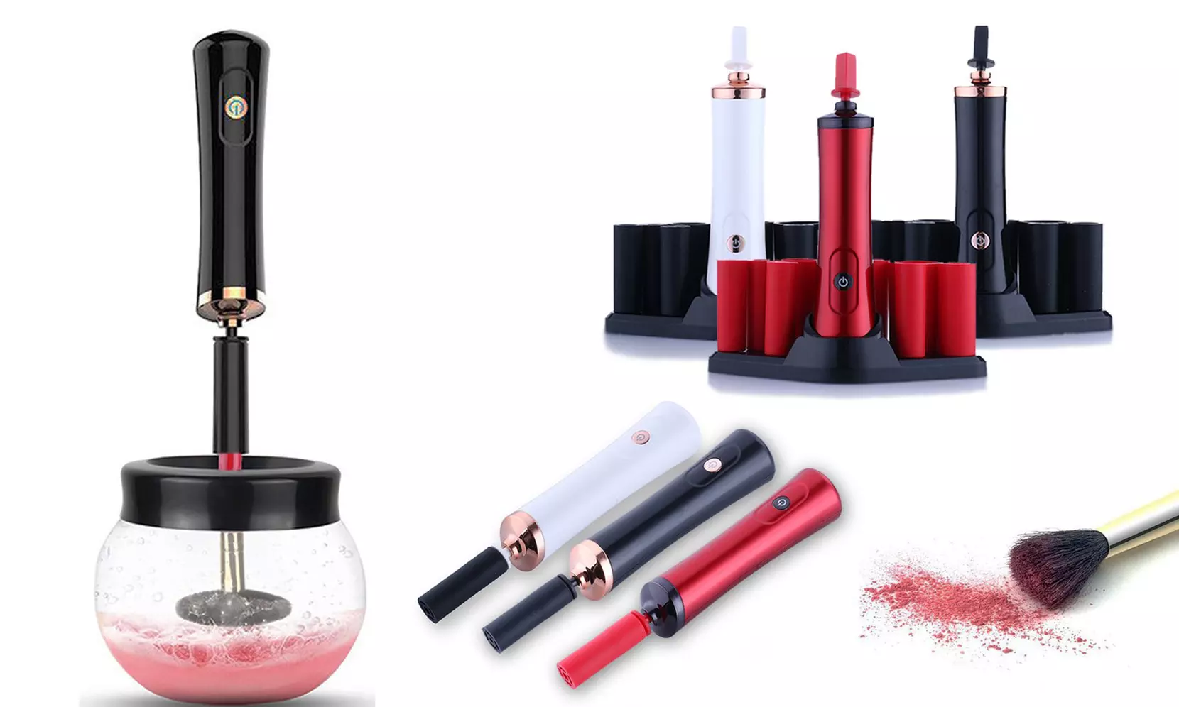 Professional Makeup Brush Cleaner and Dryer Set (10-Piece) - Primary Image