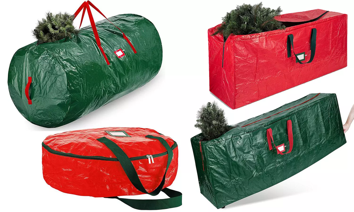 Christmas Tree, Wreath, & Holiday Decor Storage Bags. Multiple Sizes Available. - Primary Image