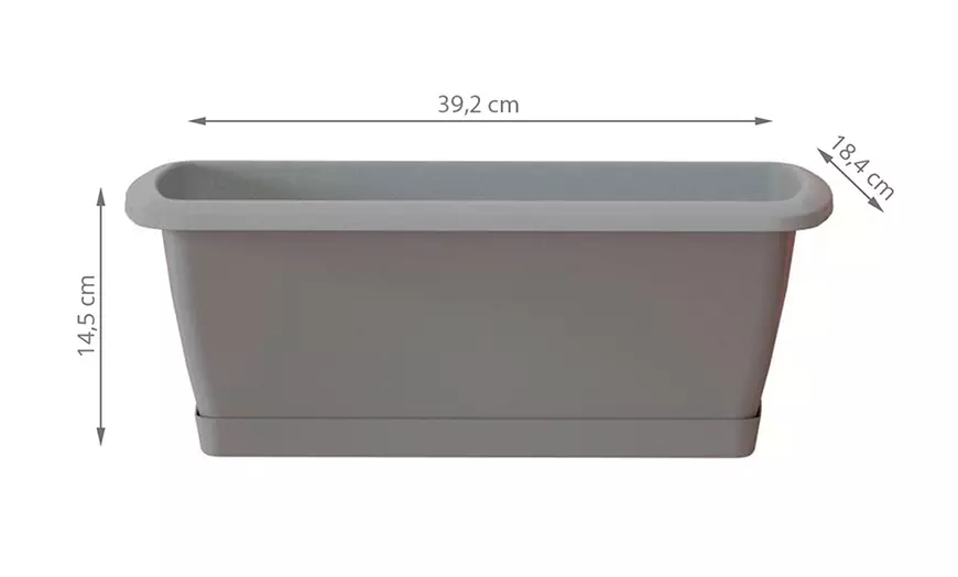 Image 21: Set van 1, 2 of 3 plantenbakken
