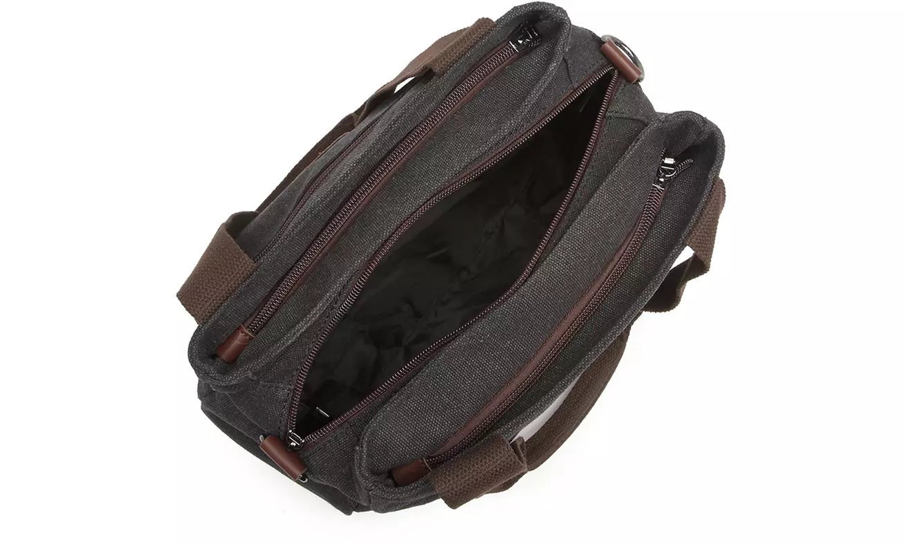 Kono Canvas Multi-Functional Crossbody Bag Shoulder Bag Hand Bag