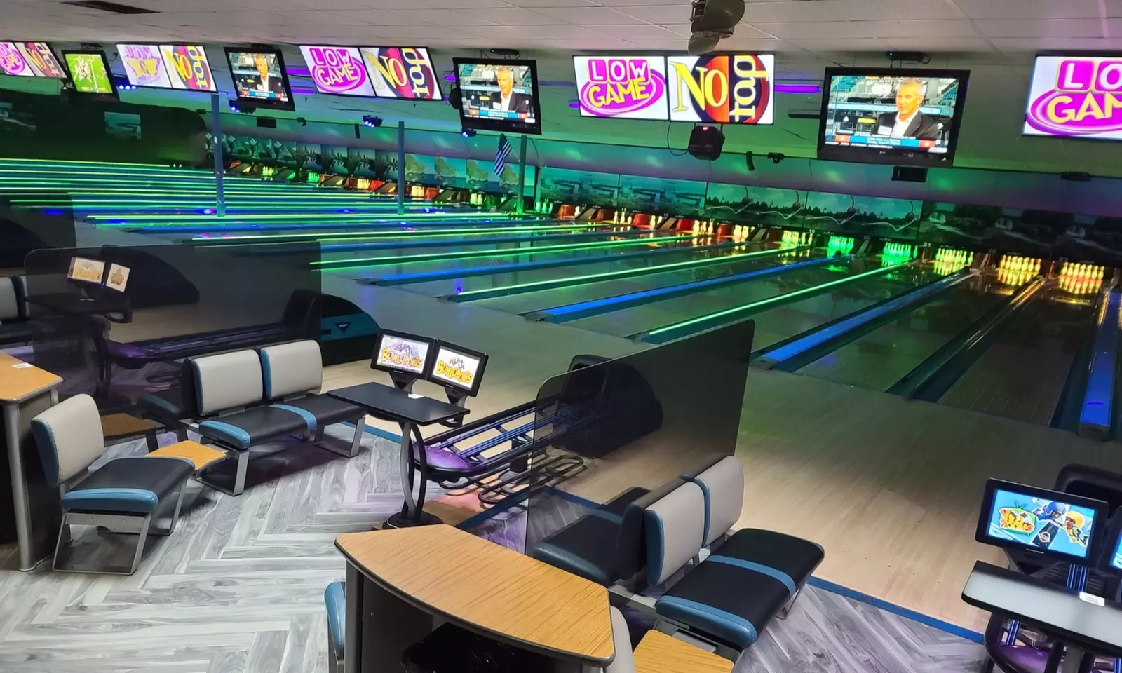 $59 for 2 Hours of Bowling for 6 w/ Shoe Rental & More at Blainbrook Entertainment Center ($87 Value) - Primary Image