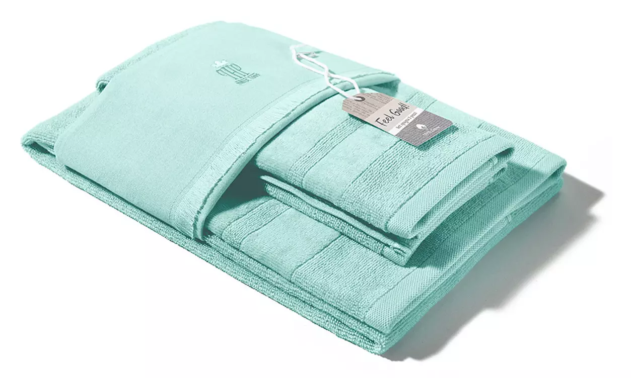 Set di asciugamani da bagno in spugna Joy