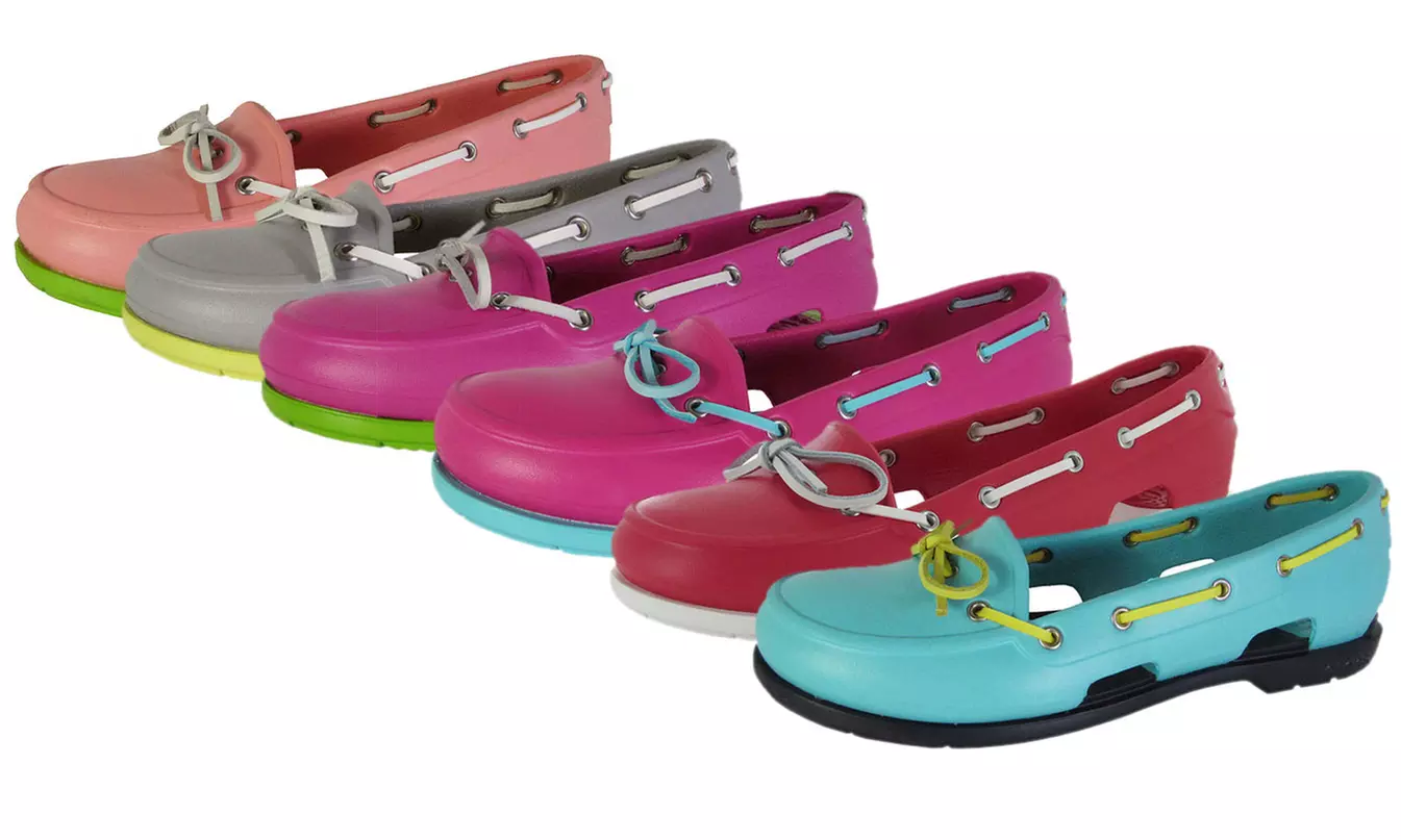 Crocs Women's Beach Line Slip-On Boat Shoes - Primary Image