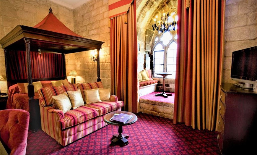 Image 10: Northumberland: 4* Castle View Room or Suite Stay with Battlement Tour