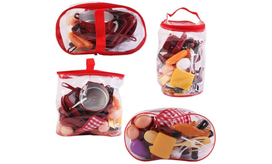 Image 6: Kitchen Utensil Play Set with Over 30 Cooking Accessories