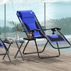 Image 6: Outsunny Zero Gravity Lounger Chairs (Set of 2)