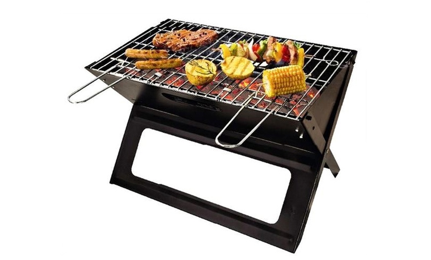 Image 4: Portable Folding Grill