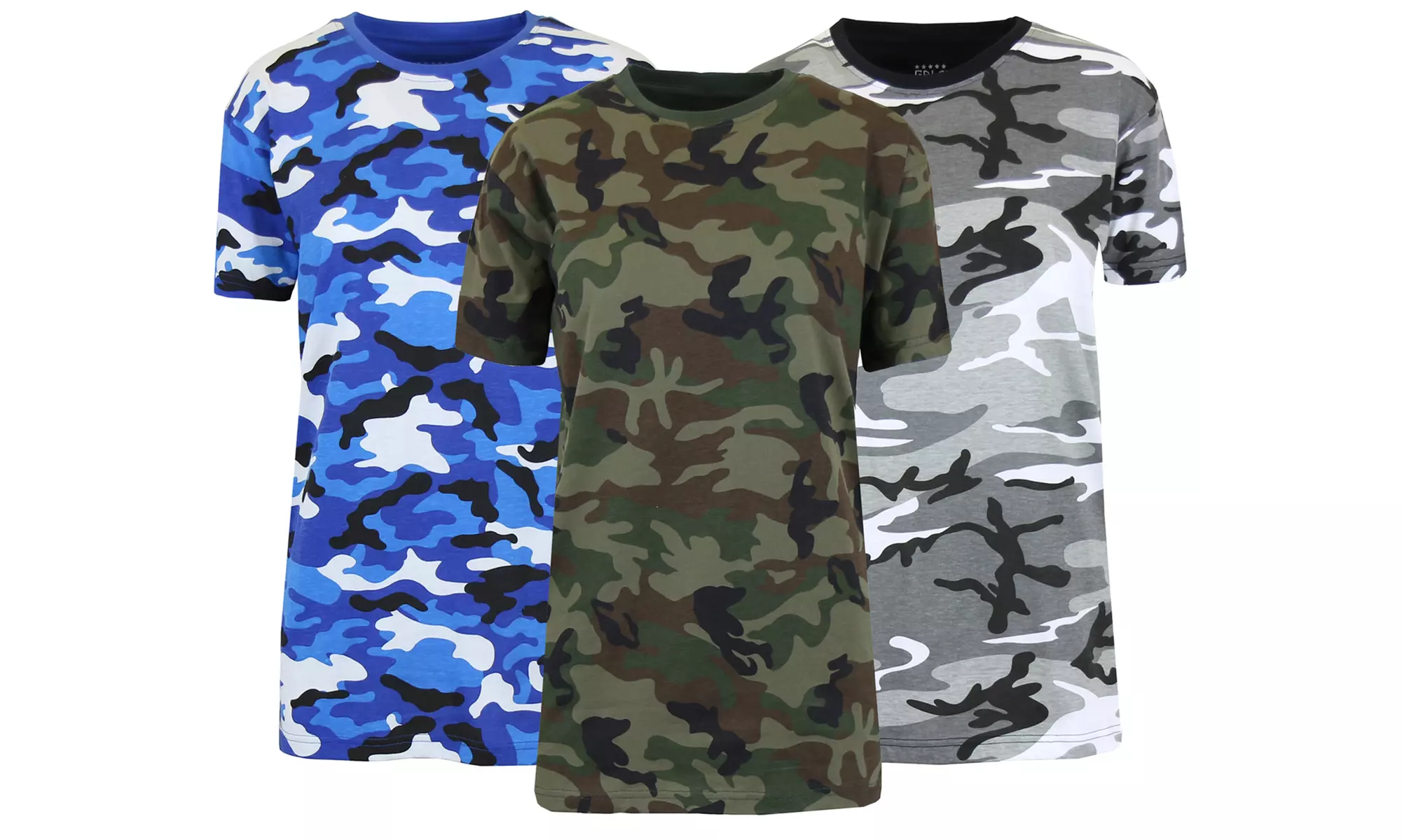 2-Pack Women's Short Sleeve Camo Fashion Tee. Plus Sizes Available. - Primary Image