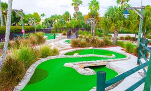 Mini Golf for Two, Four, or Six People at Boomers Parks Mini Golf for Two, Four, or Six People at Boomers Parks