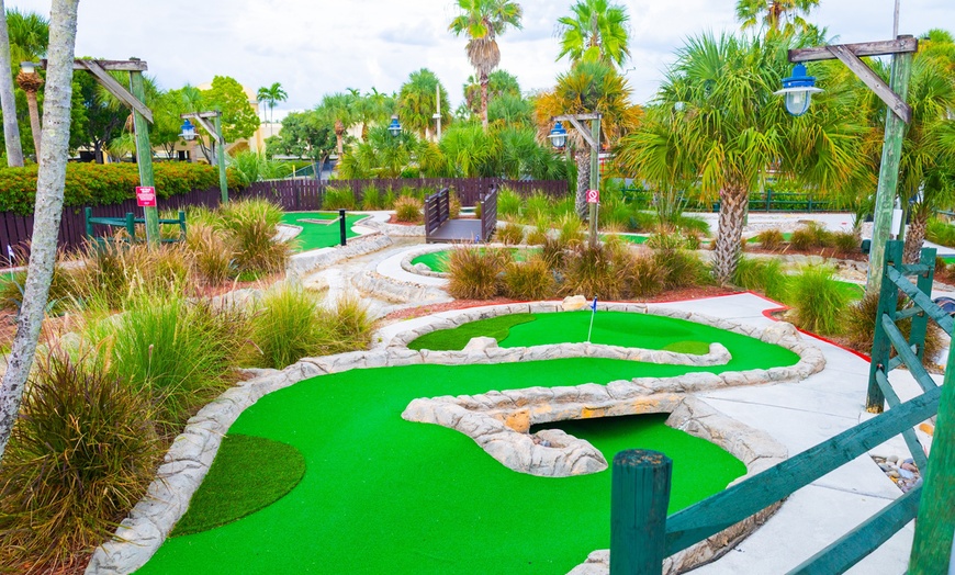 Image 1: Mini Golf for Two, Four, or Six People at Boomers Parks