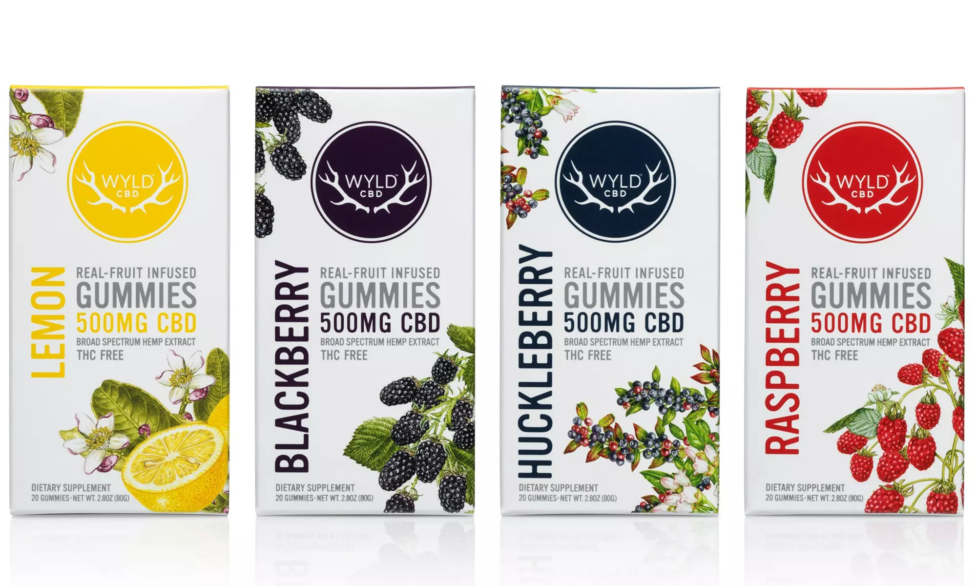 Full Spectrum Gummy Bears from Wyld CBD (500mg) - Primary Image