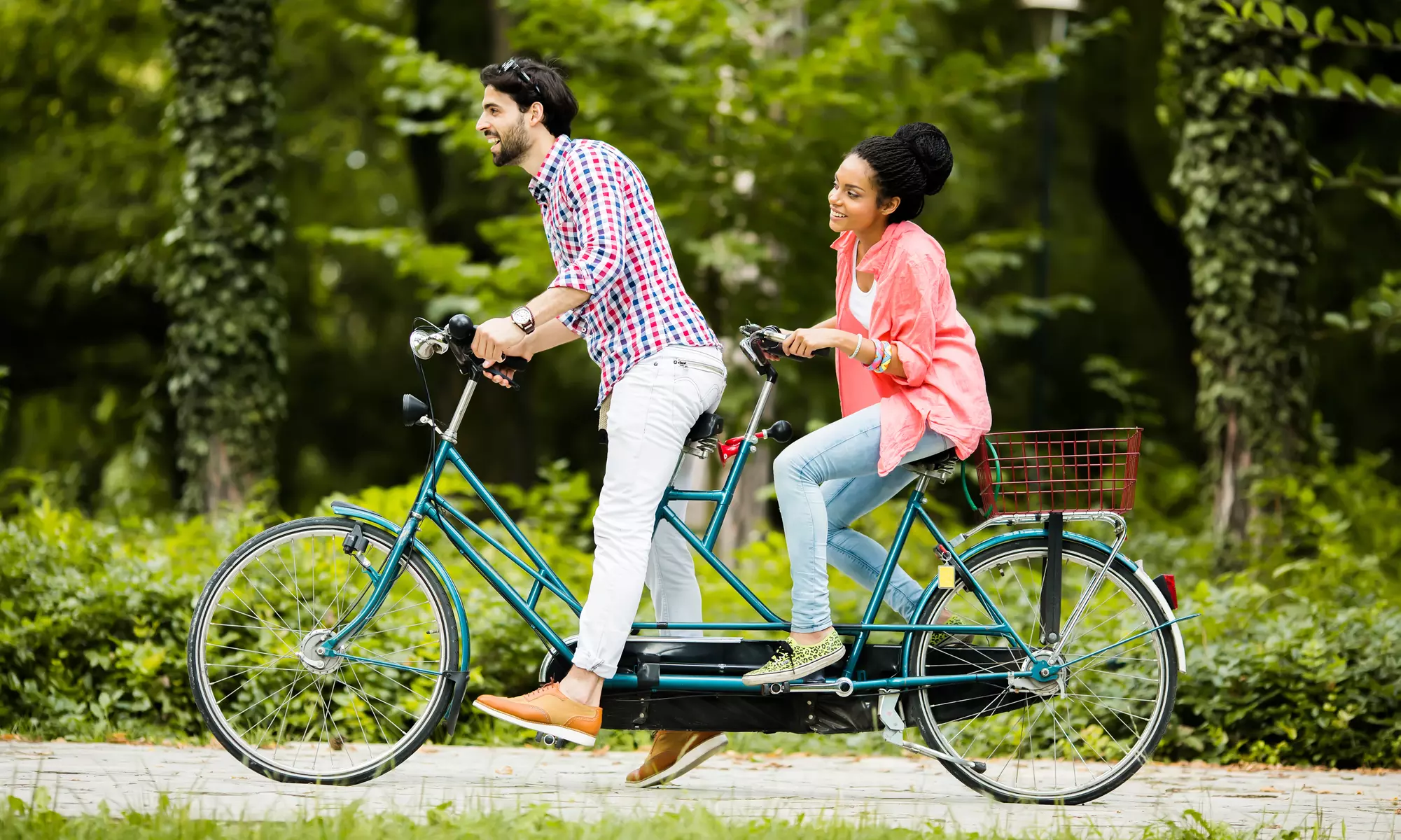 2- or 4-Hour Tandem Bike Rental for 2 or 4 from Huntington Beach Bargain Surfboard & Bike Rental (Up to 52% Off) - Primary Image