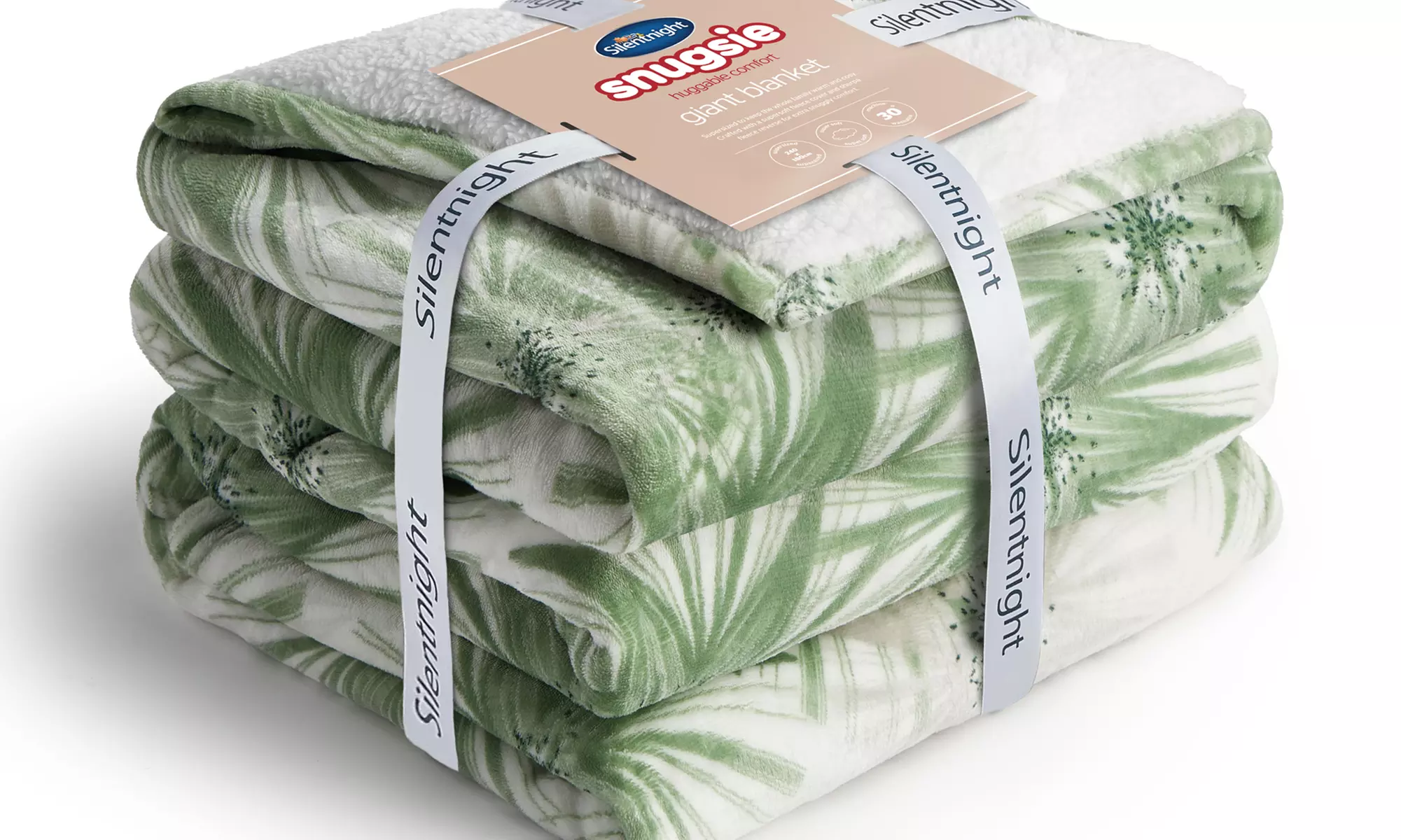 Super-Sized Silentnight Snugsie Giant Family Sherpa Blanket