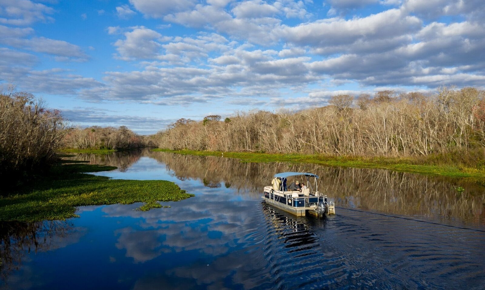 Reel in A Slice of Old Florida Charm: Up to 40% Off on Pontoon or Boat Rental at Highland Park Fish Camp