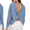Image 7: Women's Open Keyhole Back Sweatshirt