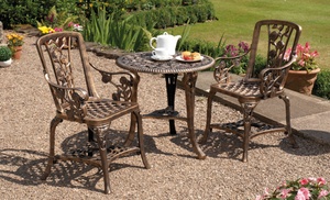 Three-Piece Rose Bistro Set