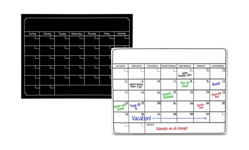 Image 1: Magnetic Calendar Planner