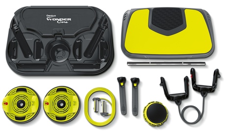 Attrezzo fitness multifunzionale Wonder Core Genius, trasformabile in 10 diversi dispositivi di allenamento