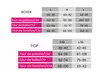 Textiles minceur Zéro Défaut : Top et culotte - Second Medium