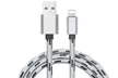 5er- oder 10er- Pack umflochtene Ladekabel mit Lightning®-Connector für iPhone oder iPad, inkl. Versand - Second Medium