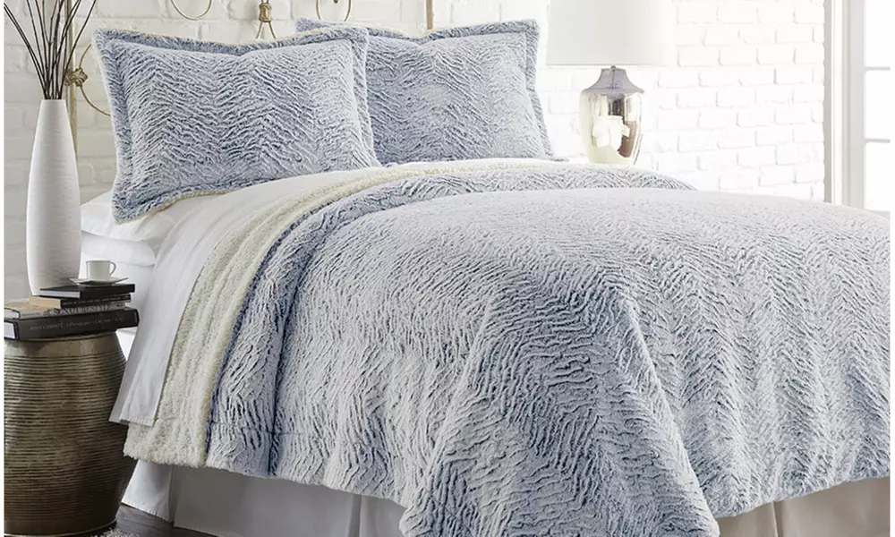 Sherpa Comforter Set (2- or 3-Piece) - Second Medium