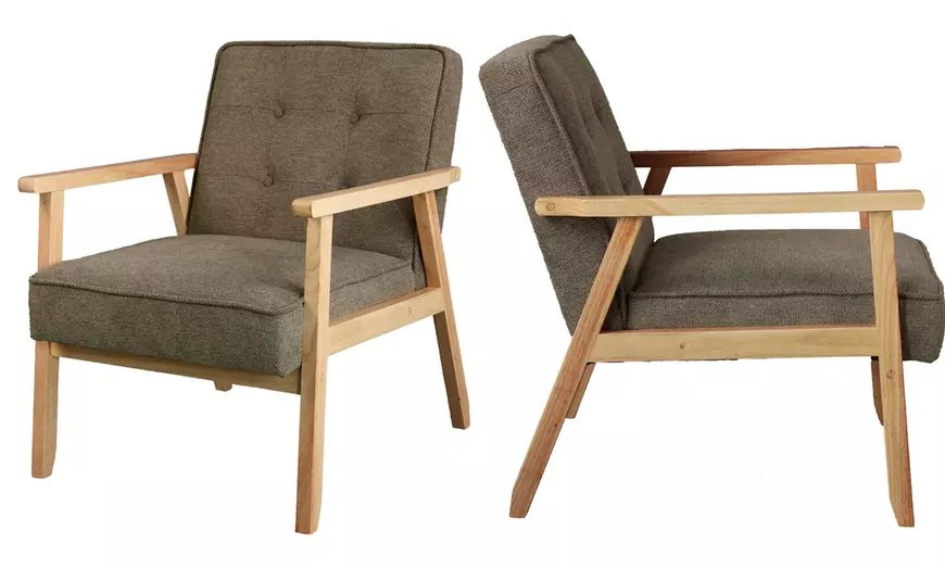 Image 18: Fauteuil "Doug" de Doosense, tissu et coloris au choix