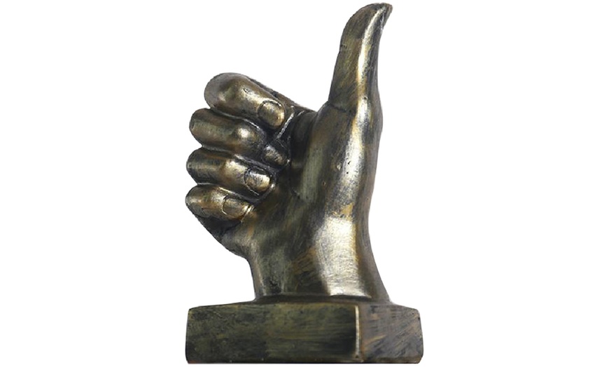 Image 14: Hand Gesture Statue