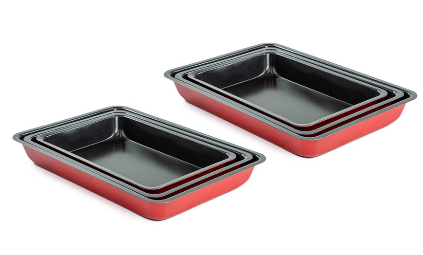 Image 2: ASAB Three-Piece Baking Tray Set