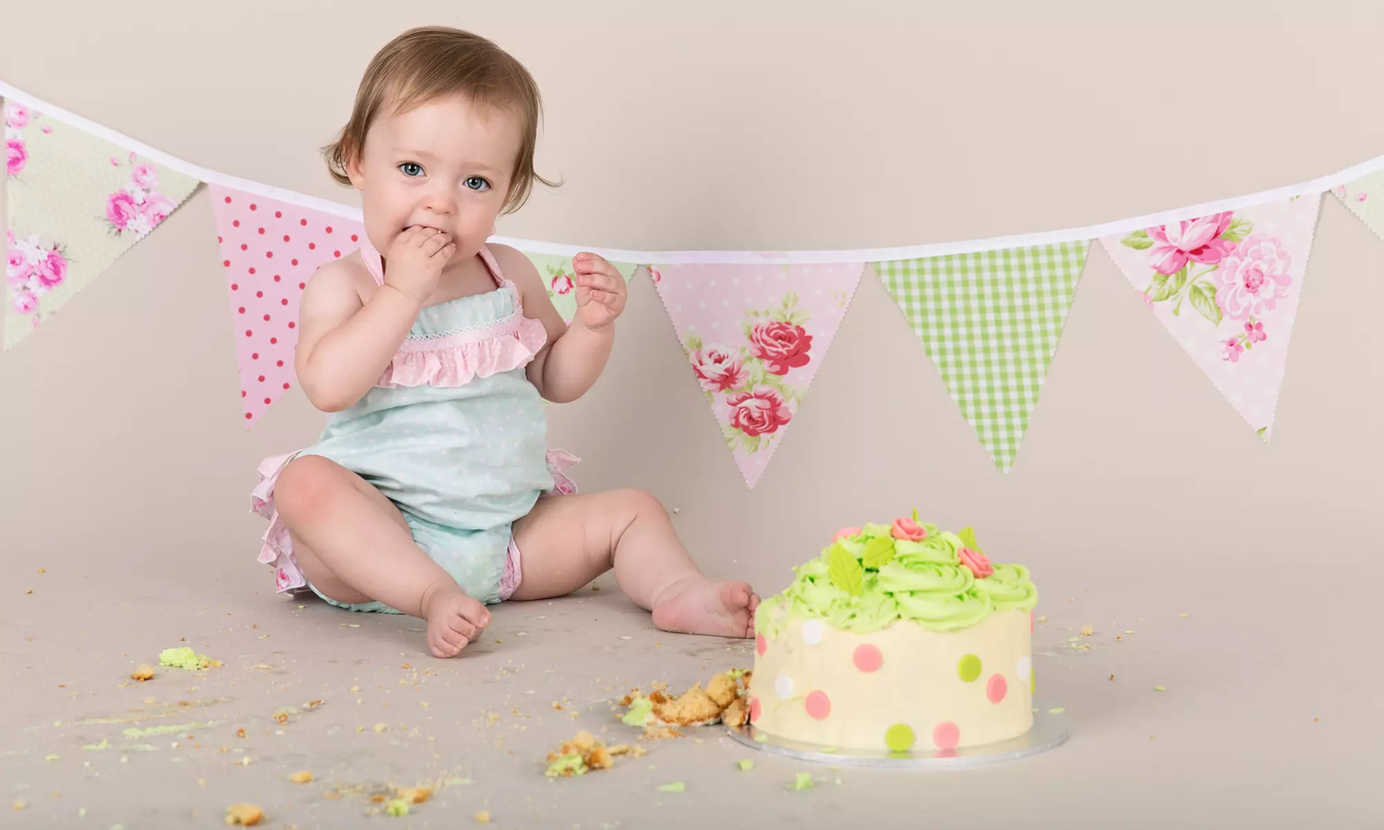 Birthday Cake Smash Photoshoot for Babies from Dave Williams Photography - Primary Image