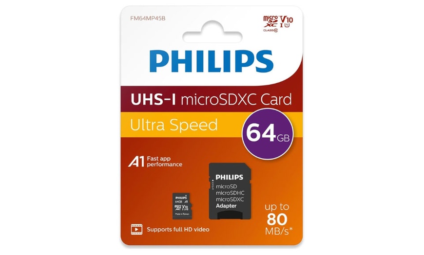 Image 8: Carte mémoire Philips micro SDHC/XC