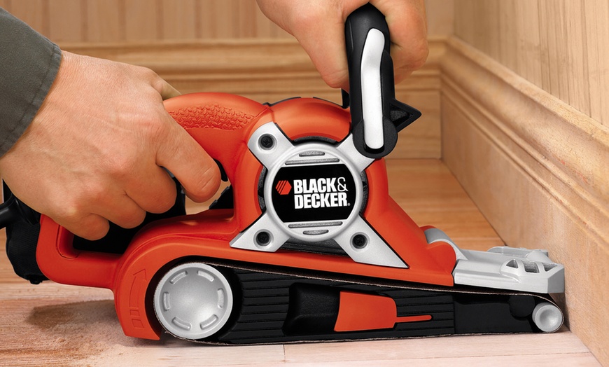 Image 1: Black and Decker Belt Sander