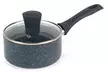 Russell Hobbs Three Blue Marble Non-Stick Saucepans - Second Medium