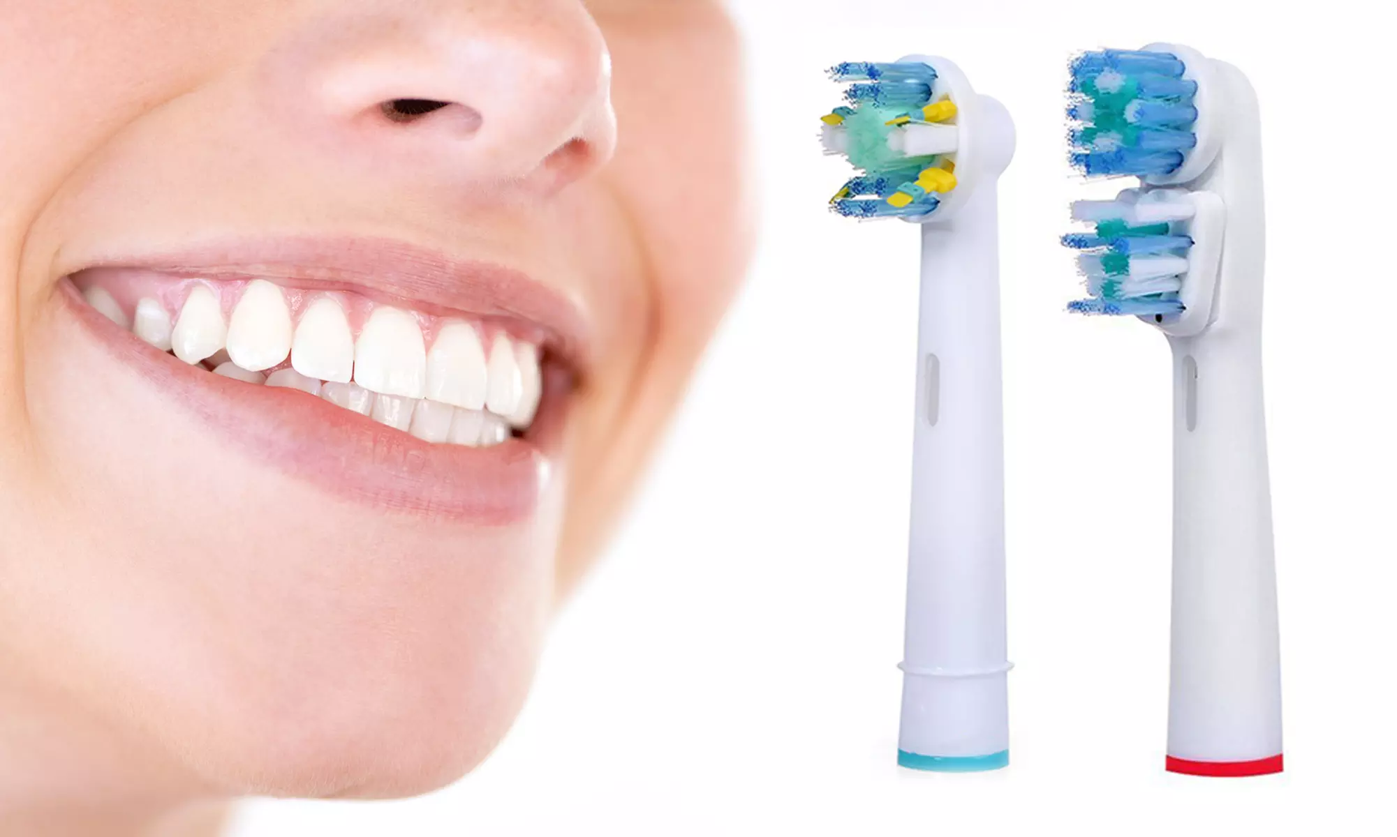 4, 8, 12 ou 16 têtes de brosse à dents compatibles Oral-B Dual et Floss - Primary Image