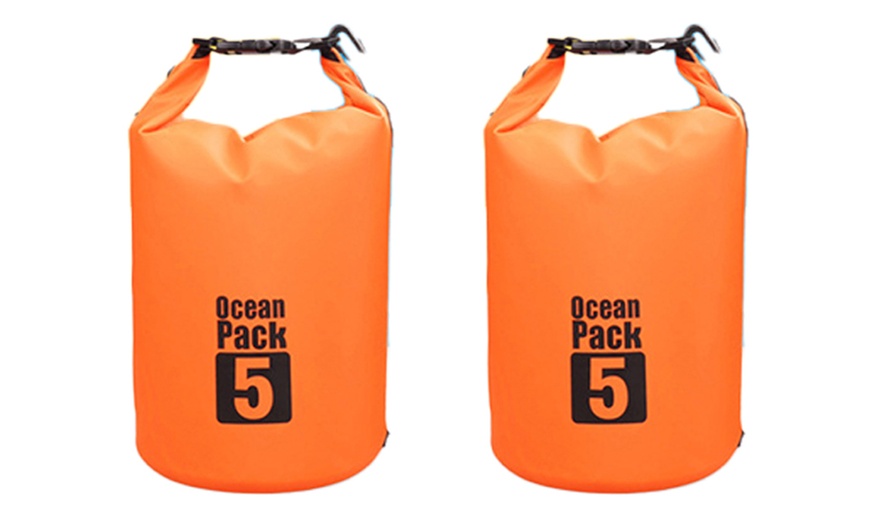 Image 9: One or Two Waterproof Floating Duffel Dry Bags