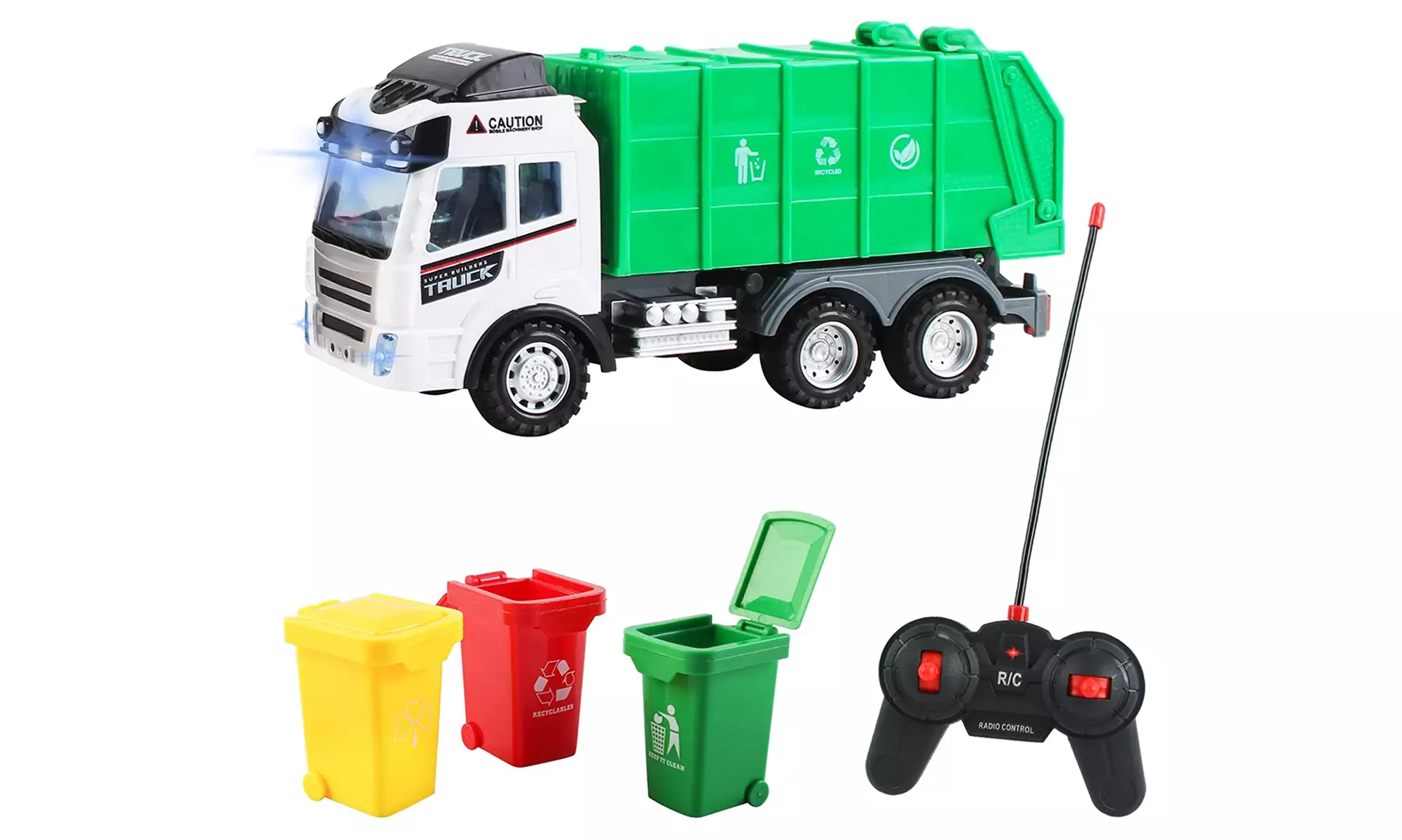 Remote Control Garbage Truck Vehicle Set - Primary Image