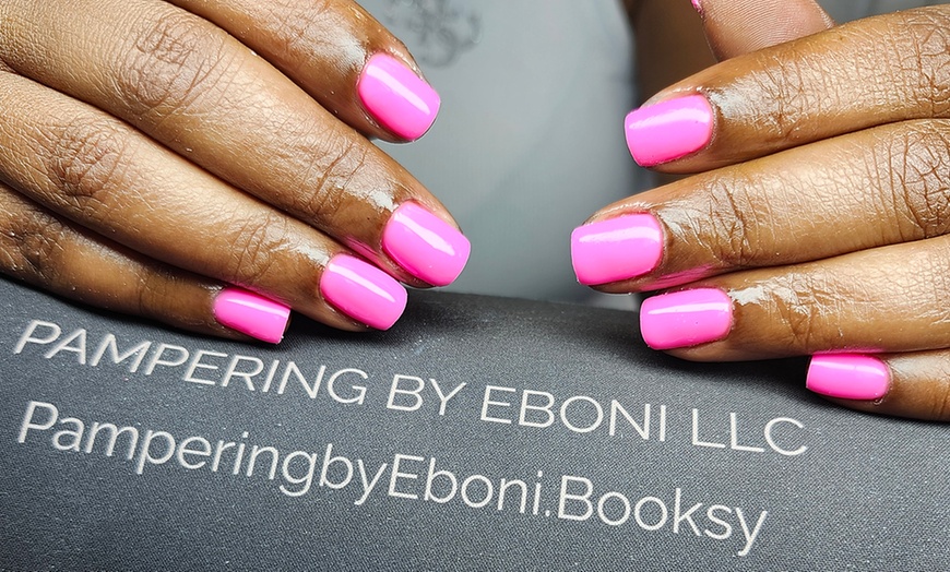 Image 3: Relax with a Full Set Acrylic, Russian Manicure Or Regular Mani & Pedi