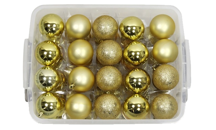 Image 2: Christmas Baubles with Box