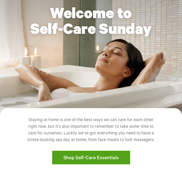 Welcome to Self-Care Sunday