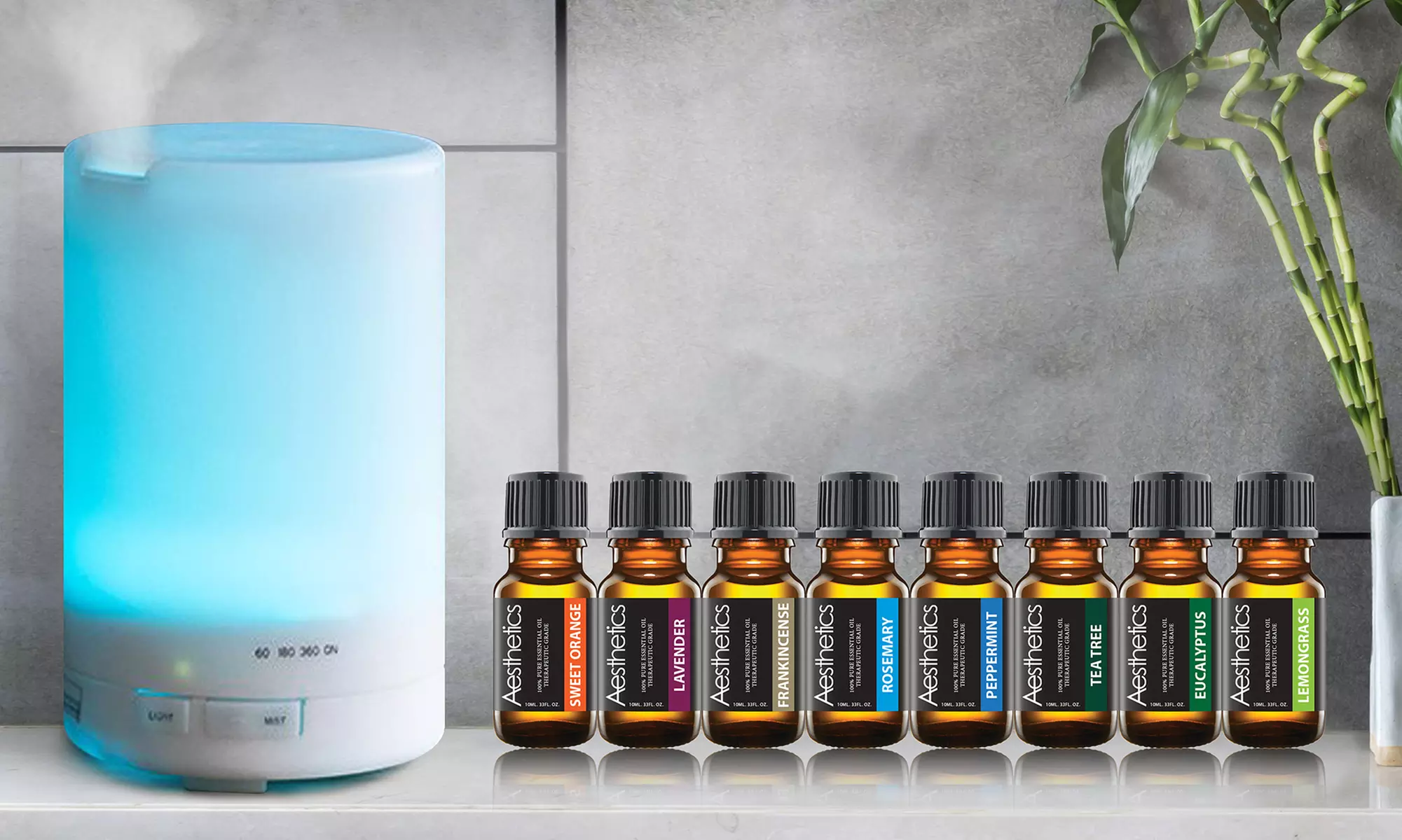 Aesthetics Aromatherapy Diffuser with Optional Oils - Second Medium